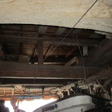 舟屋の天井