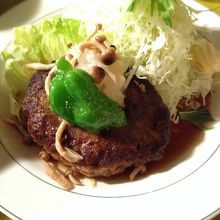 ハンバーグ定食 和風