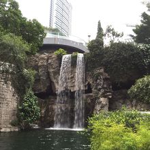 滝でパワーチャージ