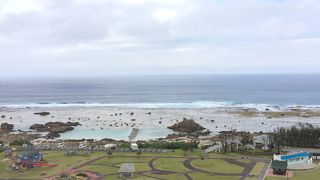 あやまる岬の下海岸沿いに広がる公園です～あやまる岬観光公園～