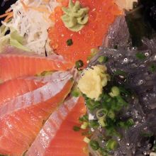 生しらす×サーモン×いくら