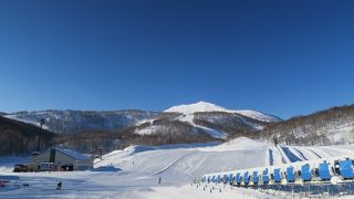 長いコースが魅力のスキー場