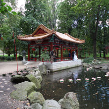 中国庭園もありました