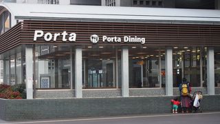 京都駅北側の地下