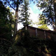 中からは撮影できないので外からの写真です。