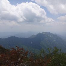 山頂からの景色