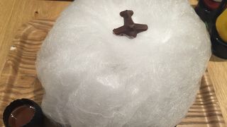 空港ならではの雲みたいなパンケーキ