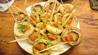 どのガイドブックにも必ず載ってるマッシュルーム