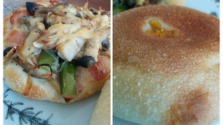 ランチ用にお惣菜パン２種、美味しかった