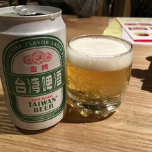 ビール 台湾のは薄目なのかな？