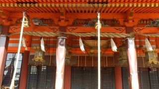 京都の八坂神社---祇園さん--御本殿