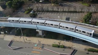 眺めの良い新交通