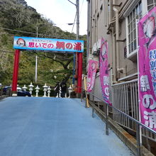 出口の門です。