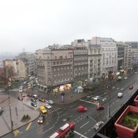 ベランダあり。窓からの眺めはこんな感じ