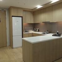 部屋付きのキッチンはシンプル過ぎ？余計な物が無くいっそ潔し