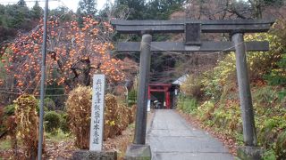 厳島神社からが飯盛山の本参道