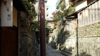 京都らしさがかもしだされた街路