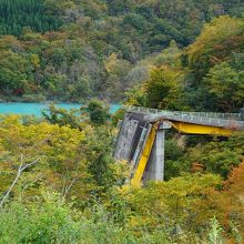 祭畤大橋(落橋)展望の丘