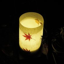 足元のあかりも情緒があります