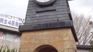 とんがり帽子の時計台