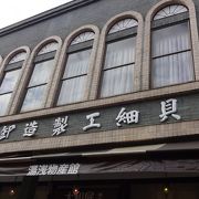 洋風・タイル張りの看板建築