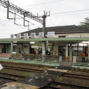 典型的な郊外の小駅