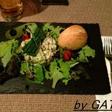 普通のサラダ料理。