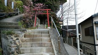 走り湯の近くにある温泉神社