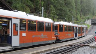 アルプス一の眺めの良い登山鉄道です