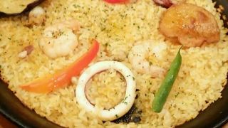 おいしいパエリアランチ
