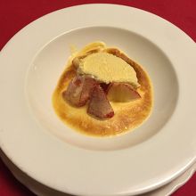 いちごのグラタン