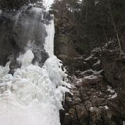 氷の造形が待っていました