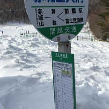 赤城山大洞 バス時刻表