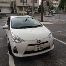OTSレンタカー法人赤嶺営業所でお借りしたAQUAクン♪