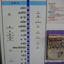 堺まで路線があります