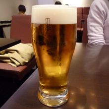 生ビールをランチから♪