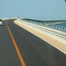 宮古島側から見た伊良部大橋