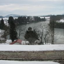 広間からの眺め