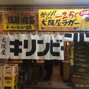 新梅田食道街の立飲み大阪屋