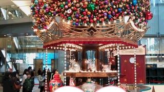 羽生君等身大オブジェと記念撮影