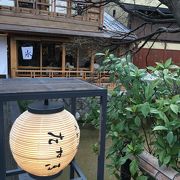 雰囲気抜群のカフェ。