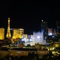 音こそ聞こえないですが、ベラージオの噴水ショーも楽しめました