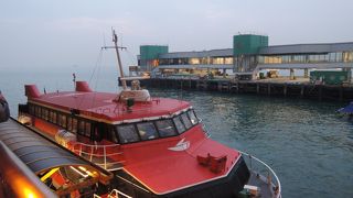 上環からマカオ外港まで約１時間の船旅