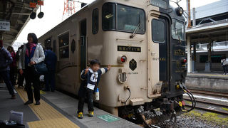 １時間の贅沢な列車旅