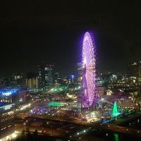 次々に色が変わる観覧車を見ながら、ゆったりと過ごせました。