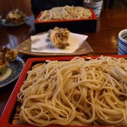 みずみずしいせいろ蕎麦が絶品