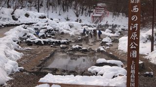 雪景色が幻想的です