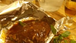 一番人気のハンブルグステーキ