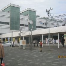 東口からの景観です。