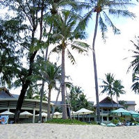 ホテルのビーチです。